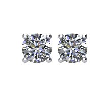 Item # E70251WE - 0.25ct White Gold Diamond Stud Earrings