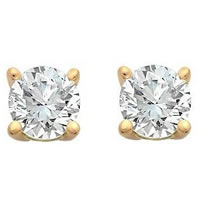 Item # E70331 - 14K Diamond Stud earrings