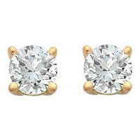 Item # E70401 - 14K Diamond Stud earrings