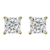 Item # E70402 - 0.40ct. 14K Princess Diamond Stud earrings