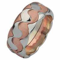 Item # F30512020 - 14K Wedding Band, Yin - Yang