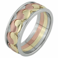 Item # F3060012E - 14K Wedding Band, Balance, Music and Love