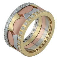 Item # F3084012DE - 18K Diamond Wedding Band