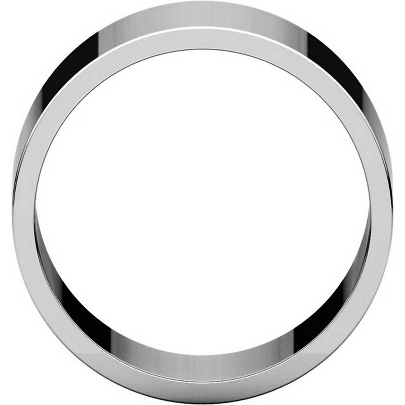 Item # F33661W View 2 - 14K White  Gold 10mm Band
