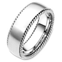 Item # G126291W - 14 Kt White Gold Wedding Band