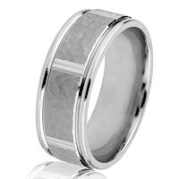 Item # G14549W - 14Kt White Gold 8MM Classic Wedding Ring