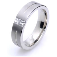 Item # G6757PP - Platinum Diamond Men's Wedding Band