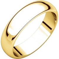 Item # H112945E - 18K Yellow Gold 5mm Wedding Band