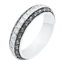 Item # J10934WE - Verona Lace Wedding Band, Ladies