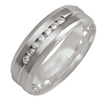 Item # M305997PP - Platinum Diamond Wedding Band