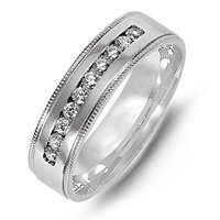 Item # M316416PP - Platinum Diamond Wedding Band