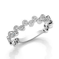 Item # M31880PP - Platinum 0.50 Ct Tw Diamond Stackable Ring