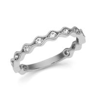 Item # M31887PP - Platinum 0.33 Ct Tw Diamond Stackable Ring