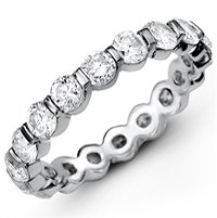 Item # MS20039PP - Platinum Diamond Eternity Wedding Band