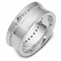 Item # N120191PD - Palladium Diamond Eternity Band