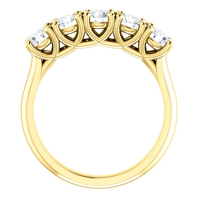 Item # S122808E View 2 - 18K Diamond Anniversary Ring