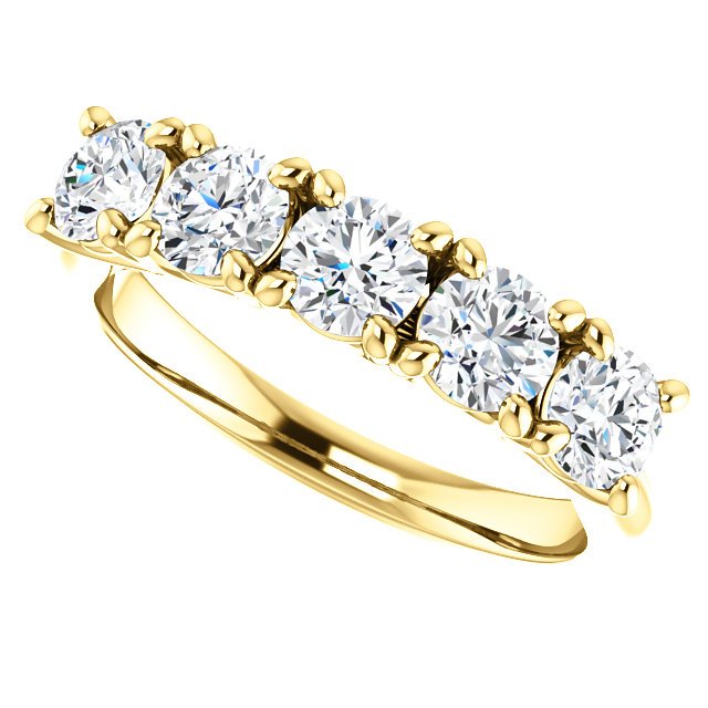 Item # S122808E View 5 - 18K Diamond Anniversary Ring