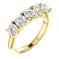 Item # S122808E - 18K Diamond Anniversary Ring