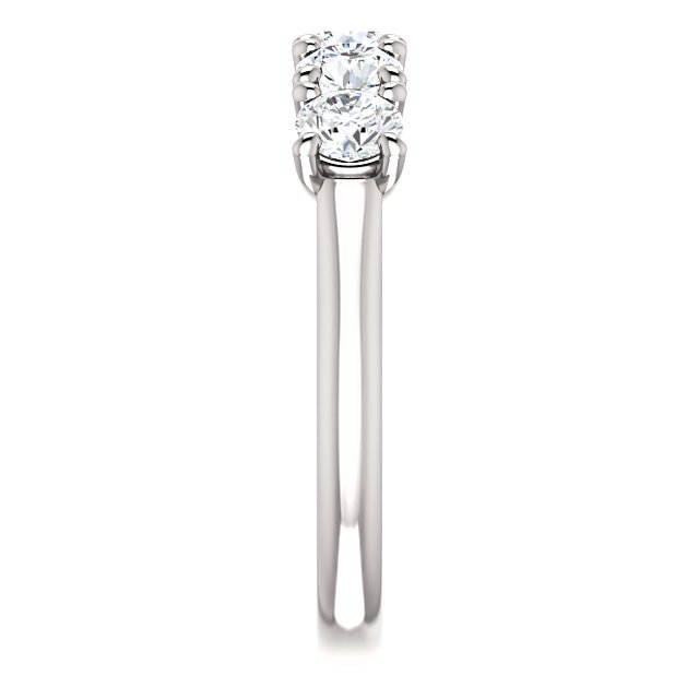Item # S122808W View 4 - 14K Anniversary Ring 5 Diamond