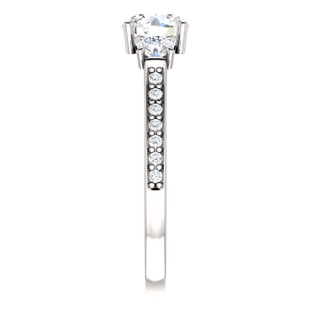 Item # S128553PP View 2 - Engagement Ring Platinum
