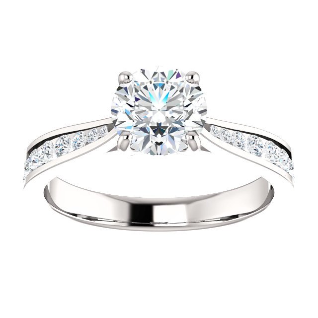 Item # S128692APP View 2 - Platinum Engagement Ring