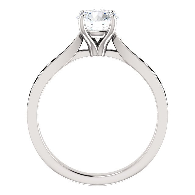 Item # S128692AWE View 5 - Engagement Ring 18K White Gold