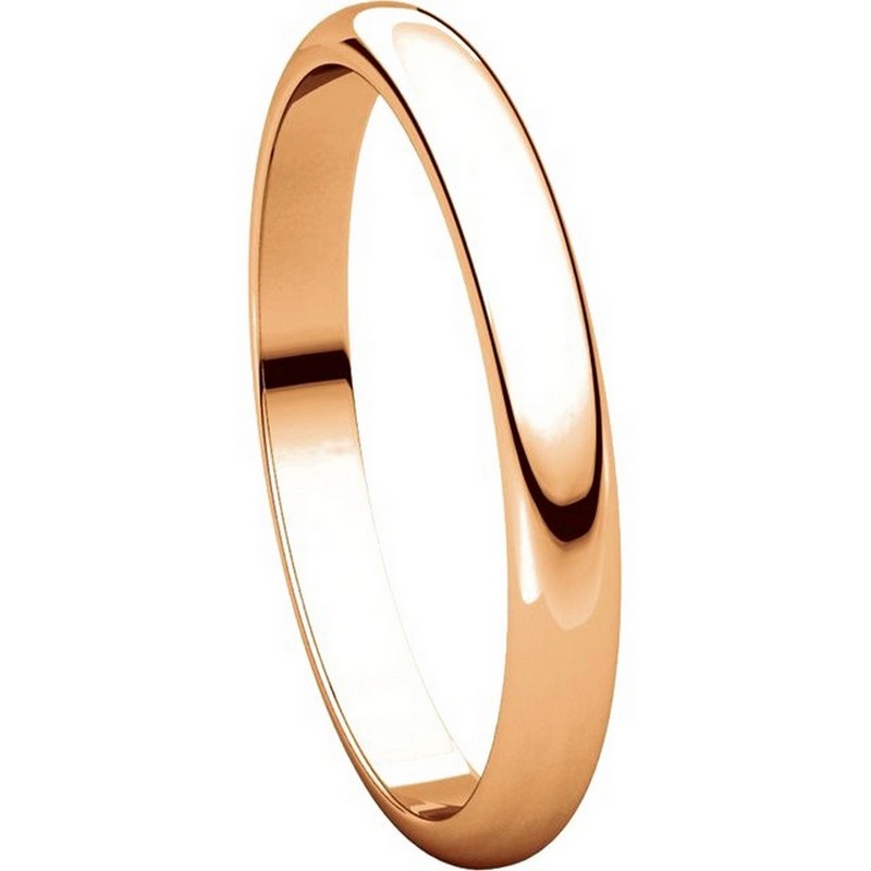 Item # S154002RE View 5 - 18K Rose Gold 2.5mm Wide Wedding Band