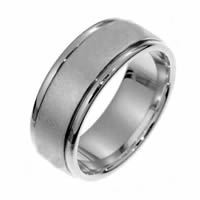 Item # S22238PD - Palladium Hand Made Wedding Band