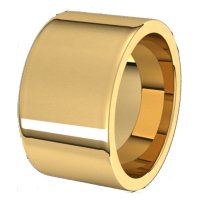 Item # S229549E - Flat Comfort Fit Wedding Band 12.0MM 18K