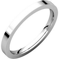 Item # S229561mPP - Platinum Flat Wedding Band