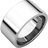 Item # S230490PP - Platinum Flat 10.0MM Comfort-Fit Band.