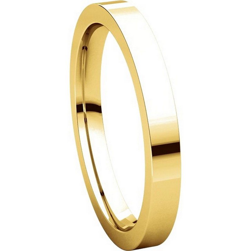 Item # S231376 View 5 - 14K Gold Flat Comfort Fit Band