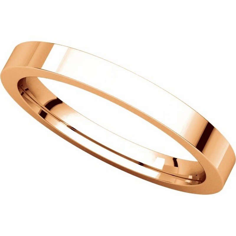 Item # S231376R View 4 - 14K Rose Gold Flat Comfort Fit Band
