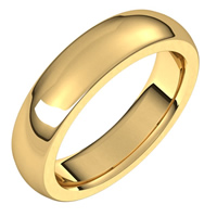 Item # s239667e - 18K Yellow Gold Heavy Comfort Fit Plain Wedding Band.