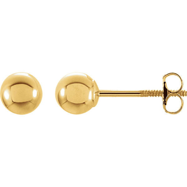 Taylor Grace 10K Gold Double Ball Front Back Earring | Front back earrings,  Womens jewelry earrings, Earrings