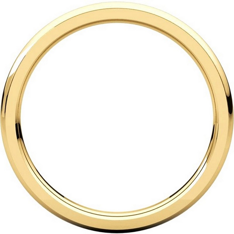 Item # S5780E View 2 - 18K Gold 2.5mm Comfort Fit Edge Band