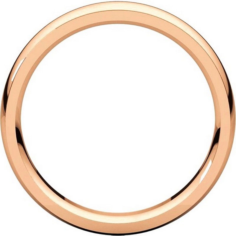 Item # S5840R View 2 - 14K Rose Gold 5mm Comfort Fit Band