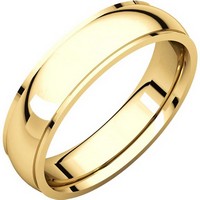 Item # S5840x - 10K Gold Comfort Fit 5mm Wedding Band