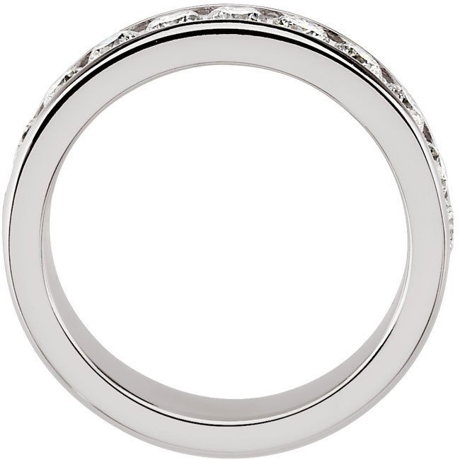 Item # S68537W View 2 - 14K Anniversary Ring 14K White Gold