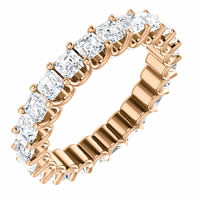 Item # SA128869240R - 14K Eternal-Love Eternity Band Rose Gold, 2.40CT