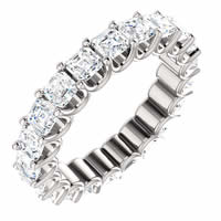 Item # SA128869340PP - Platinum Eternal-Love Eternity Band. 3.40CT