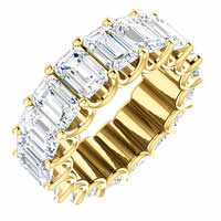 Item # SE128869850E - 18K Gold Eternal-Love Eternity Band. 8.5CT