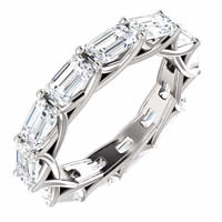 Item # SE129321450PP - Platinum Diamond Eternity Band