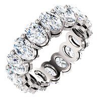 Item # SO128658PP - Lab-Grown Platinum Eternity Band