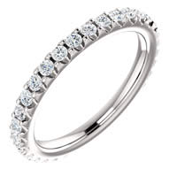 Item # SR127714050PP - Platinum Diamond Eternity Band