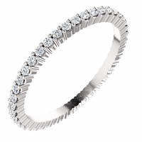 Item # SR127785038PP - Platinum Diamond Etyernity Band