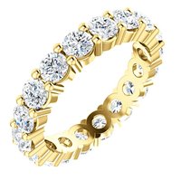 Item # SR127785E - Lab-Grown18K Eternity Ring