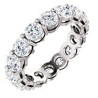 Item # SR127785PP - Lab-Grown Platinum Diamond Eternity Band