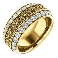 Item # SR128079 - Platinum Eternity Band