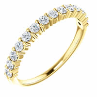 Item # SR128555050 - 14K Gold Anniversary Band. 0.50CT